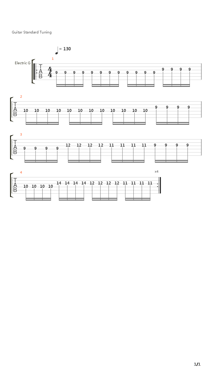 La Vinteren Vare Evig吉他谱