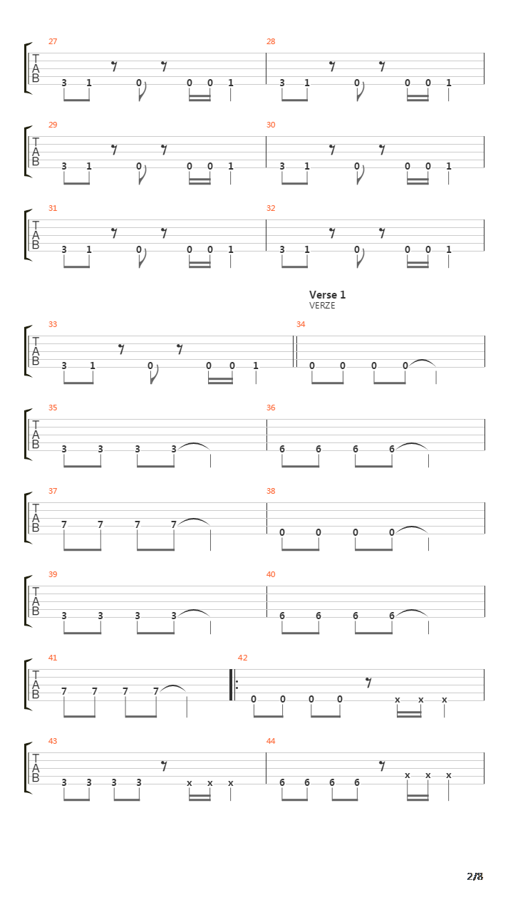 Utaz吉他谱