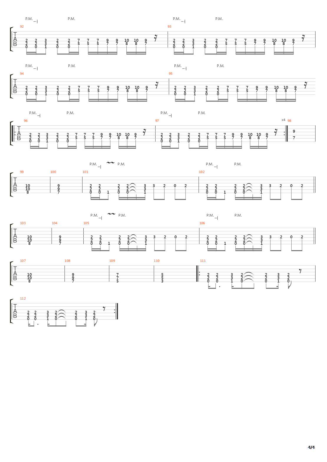 Vred吉他谱