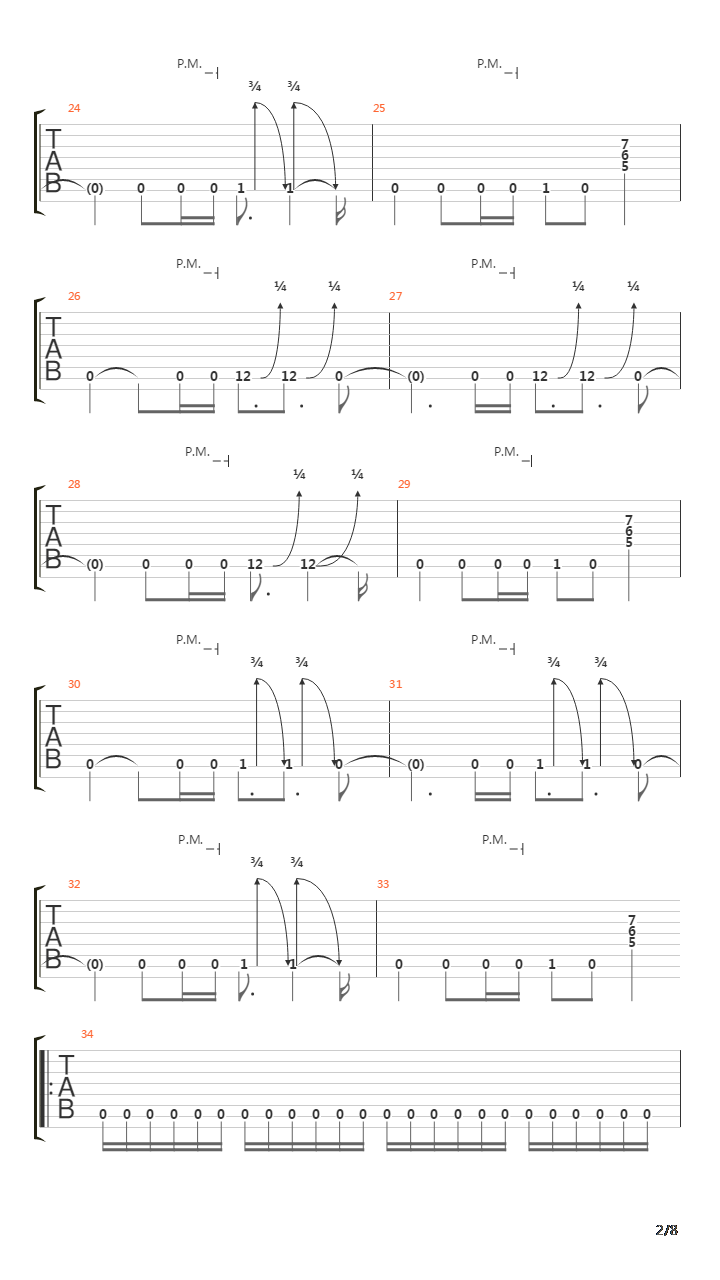 The Damned吉他谱