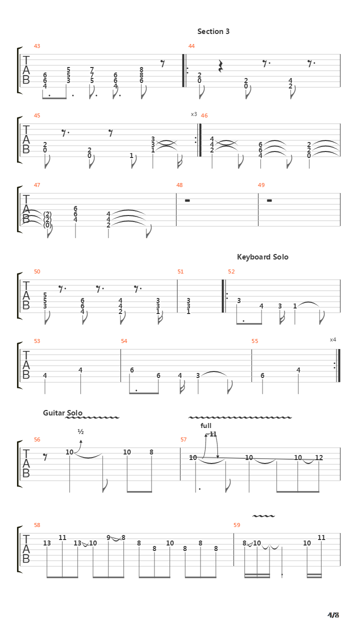 Rhapsody In Black吉他谱