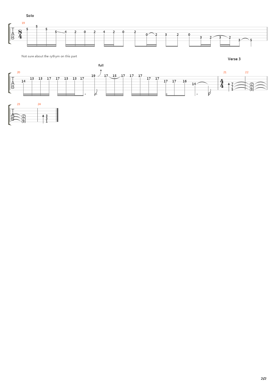 Merican吉他谱