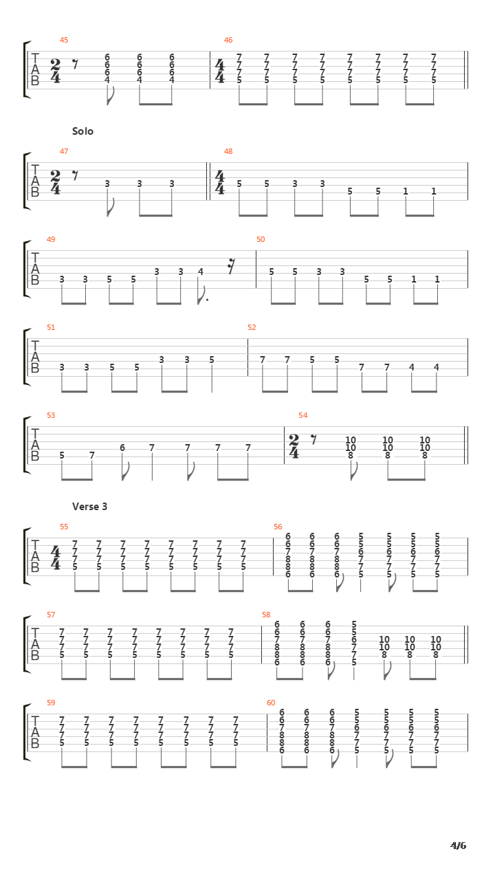 Suburban Home吉他谱