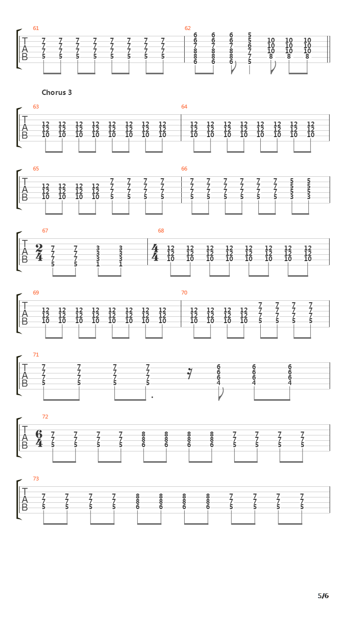 Suburban Home吉他谱