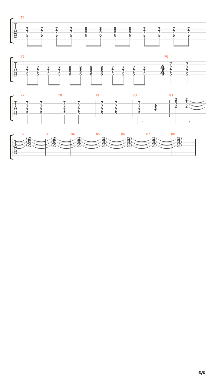 Suburban Home吉他谱