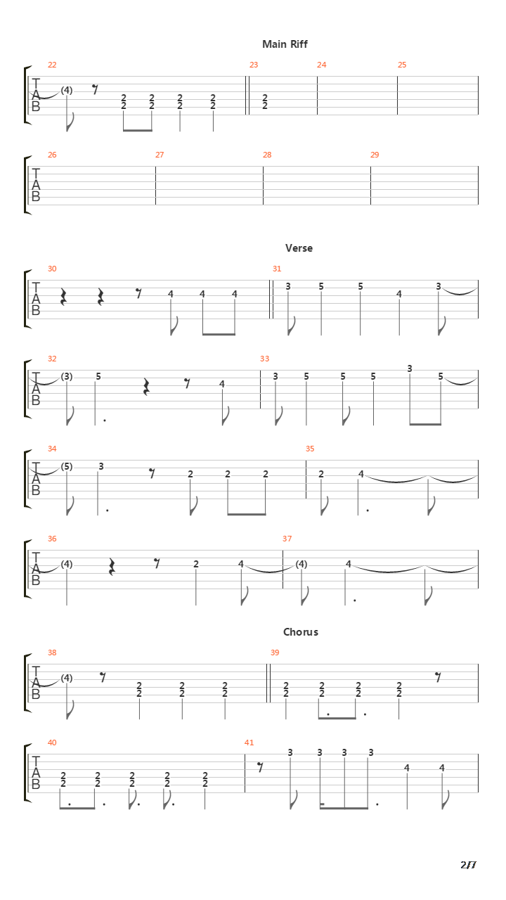 Garnet吉他谱