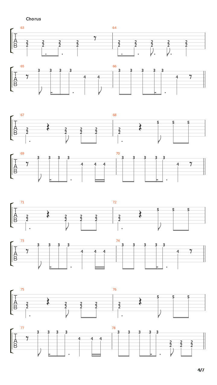 Garnet吉他谱