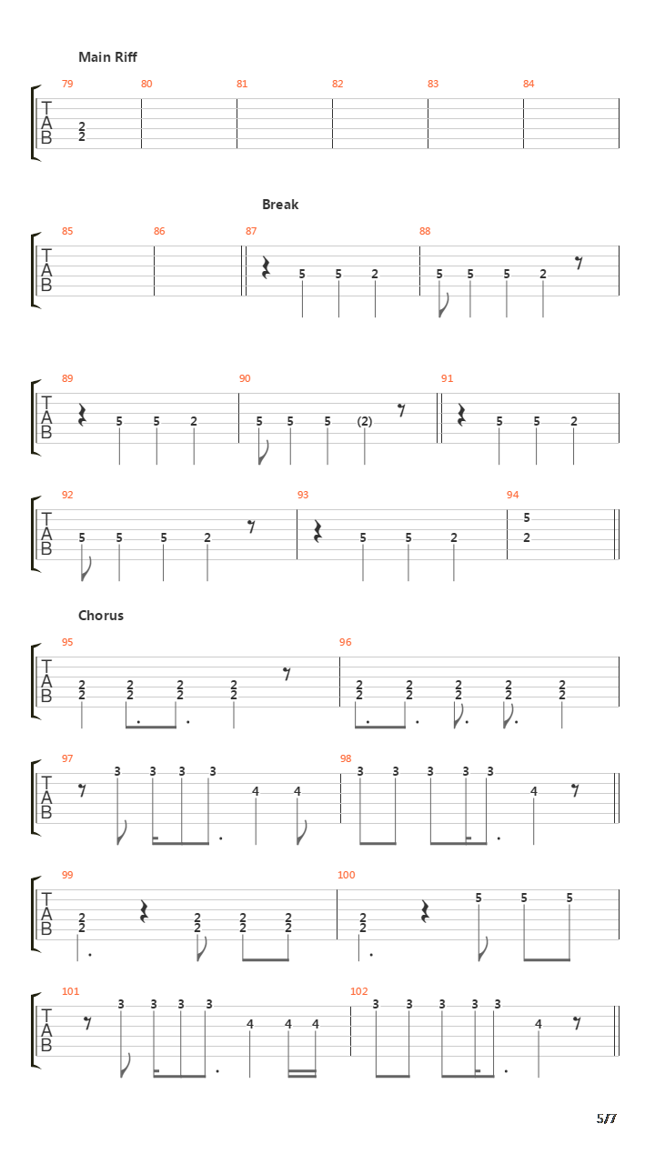 Garnet吉他谱