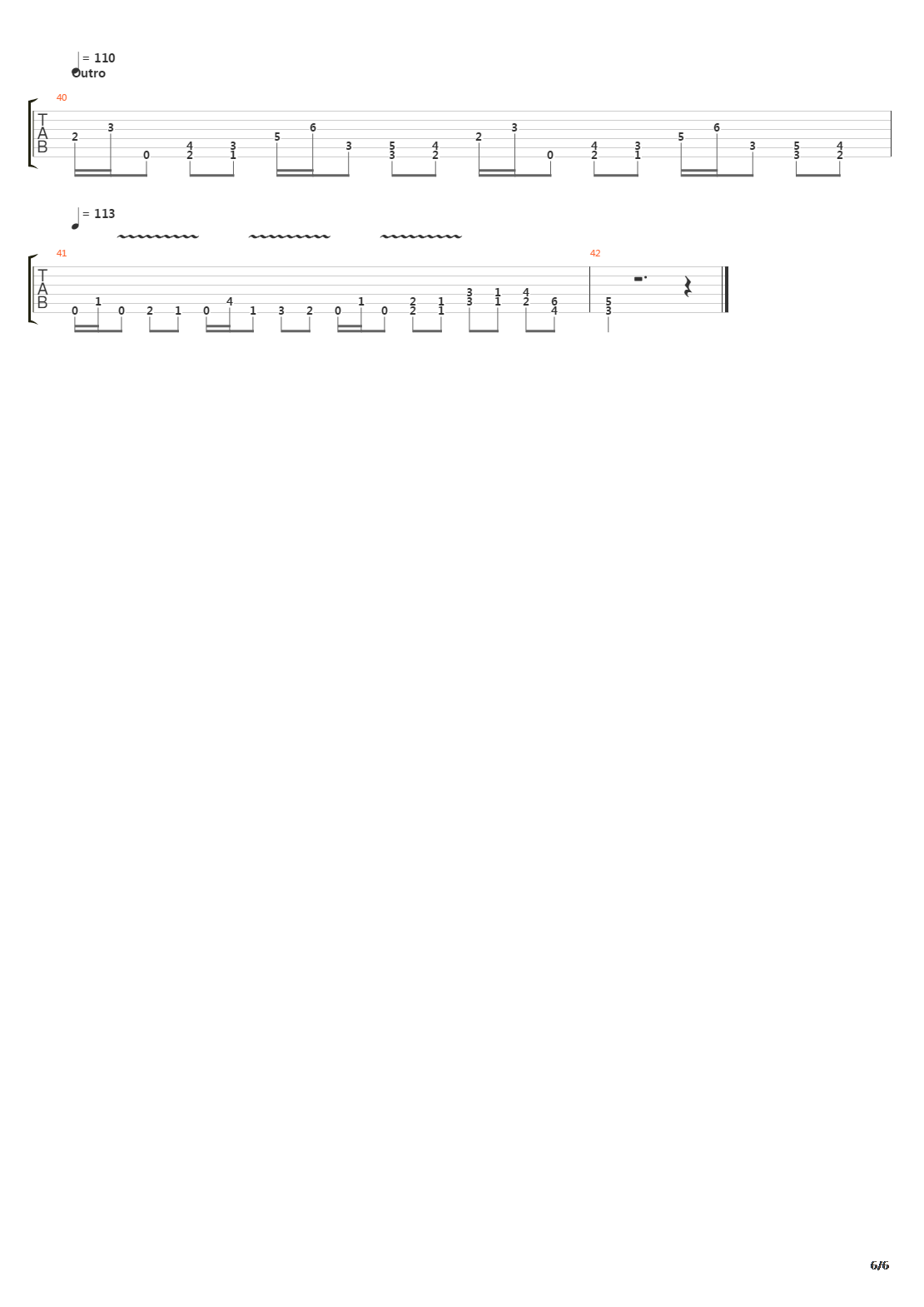 Bulletproof Scales吉他谱