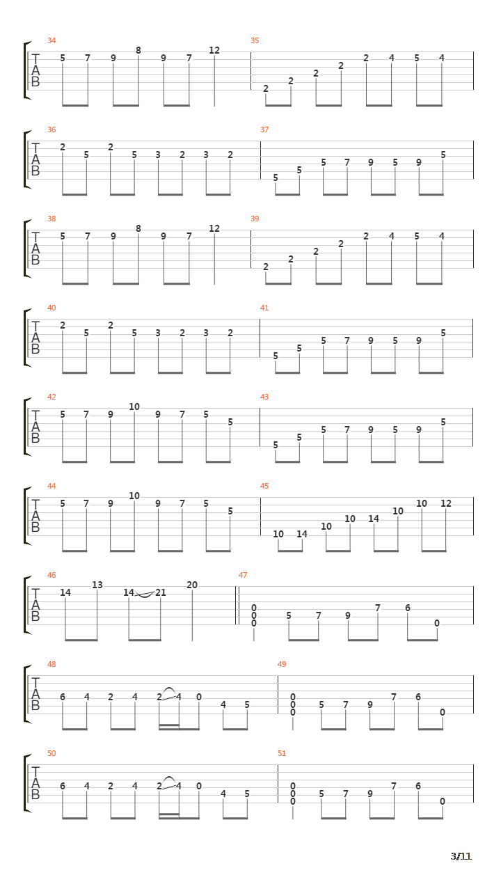 Dimension Z吉他谱