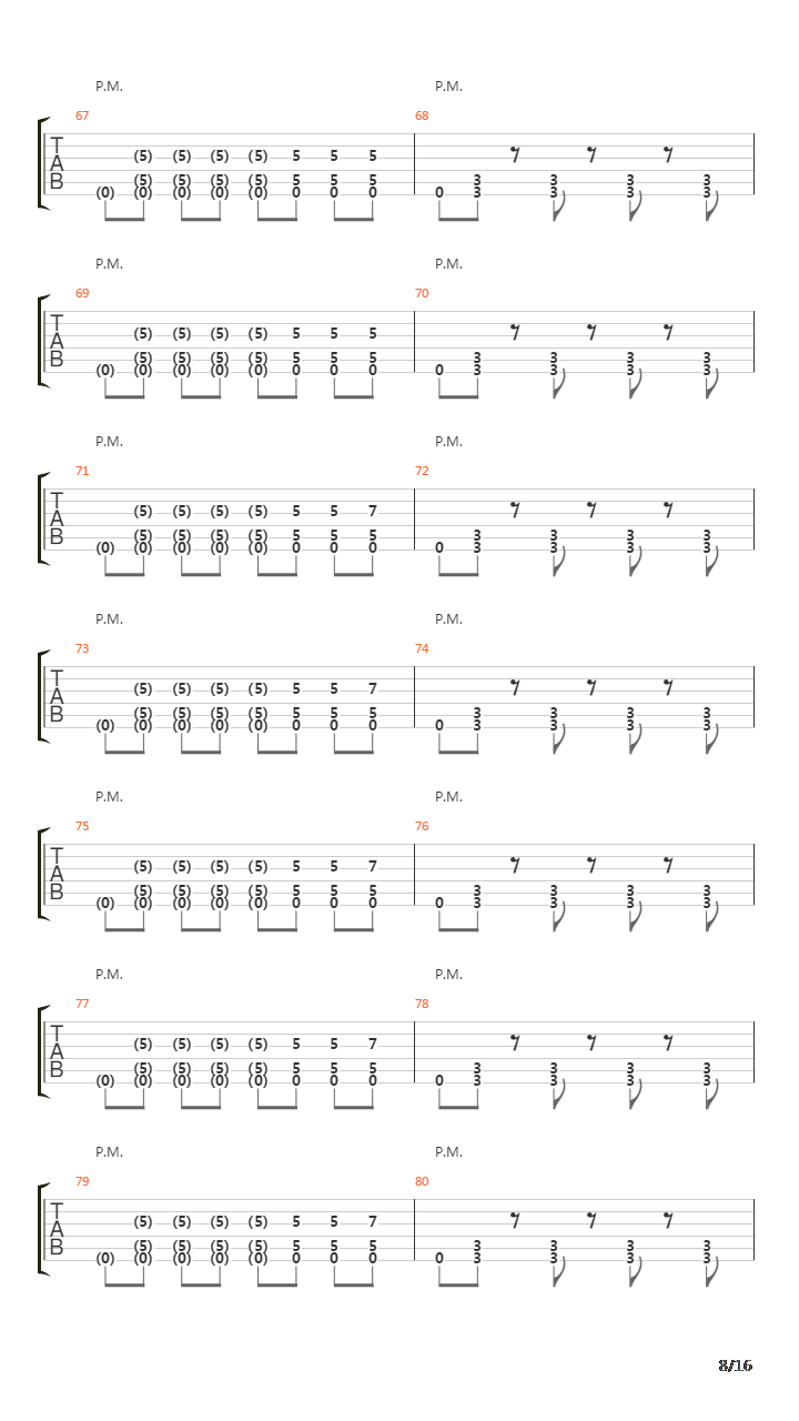 Disruptr吉他谱