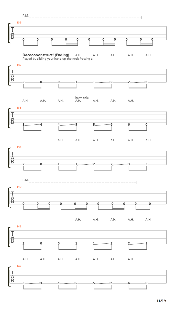 Awake吉他谱