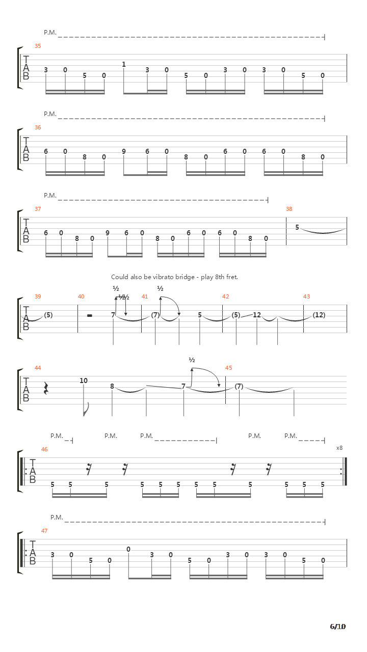 Coast吉他谱