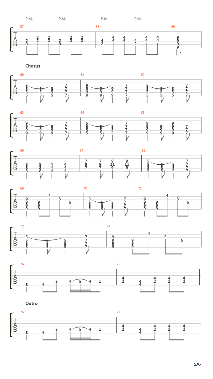 Colonial Boy吉他谱