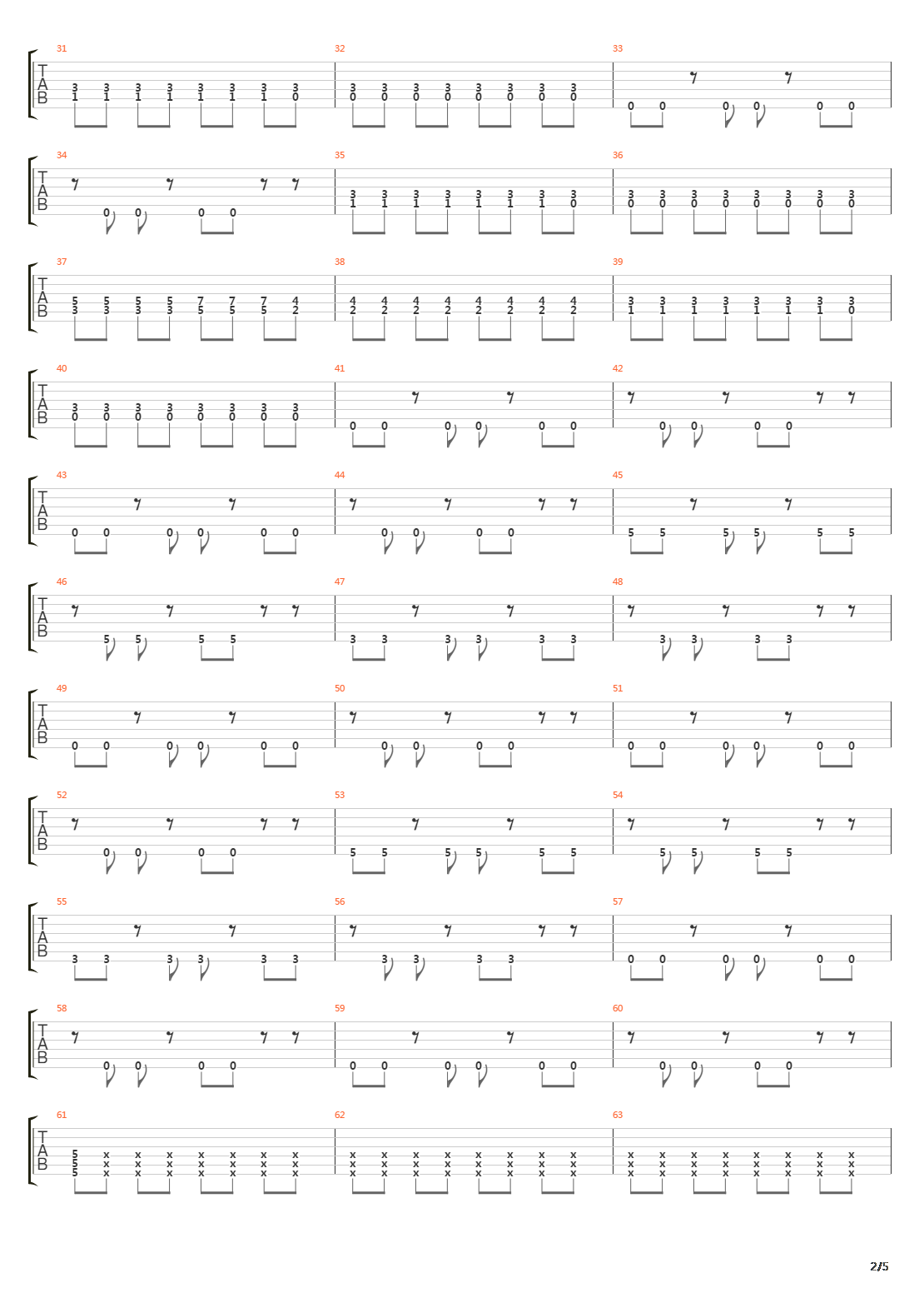 Hyperdrive吉他谱