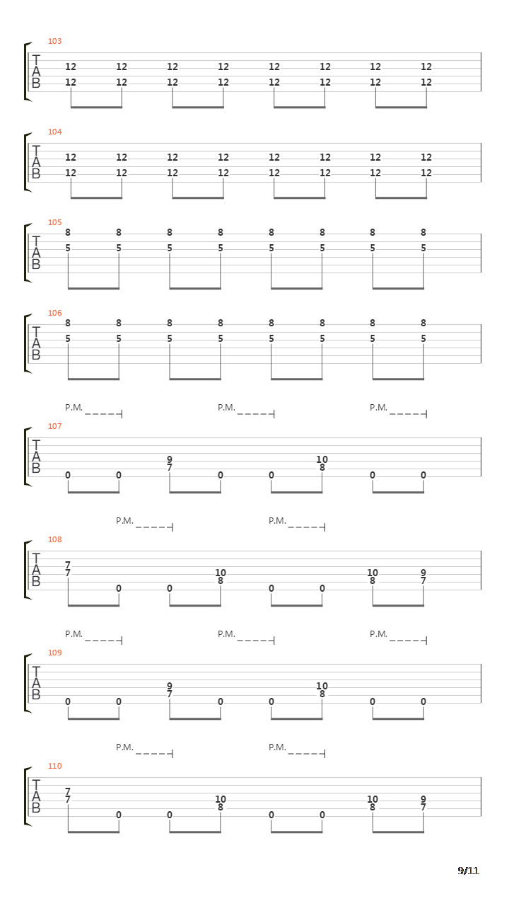 Hyperdrive吉他谱