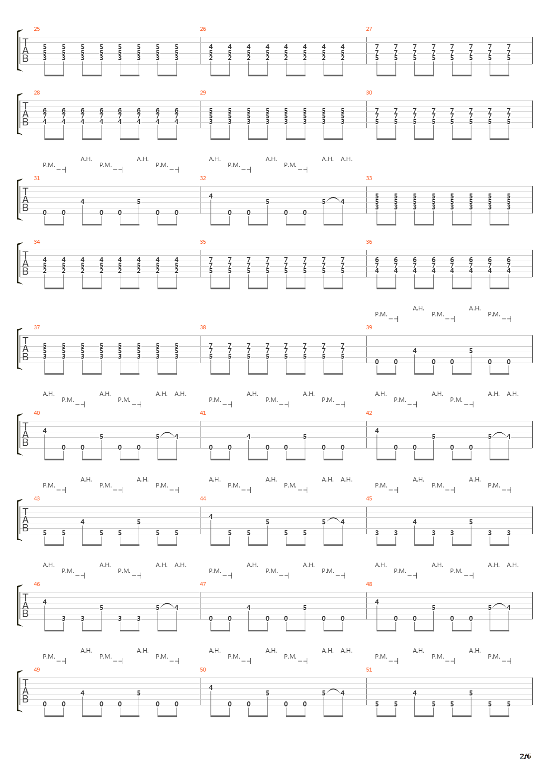 Hyperdrive吉他谱