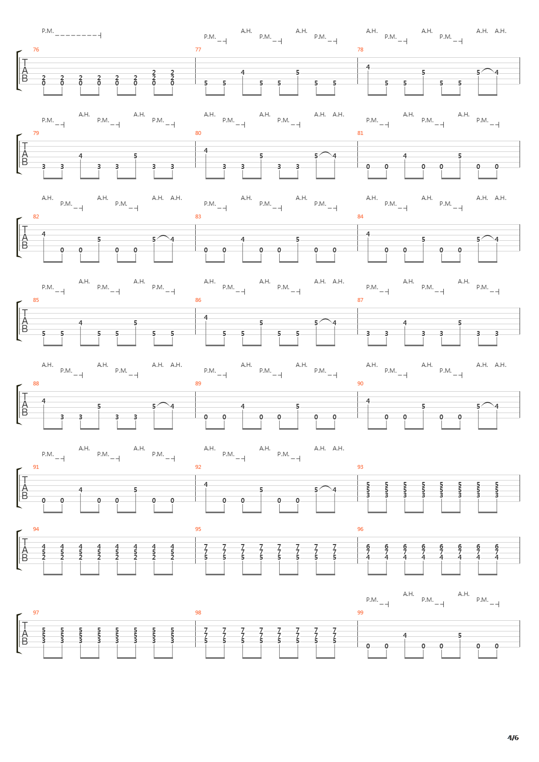 Hyperdrive吉他谱