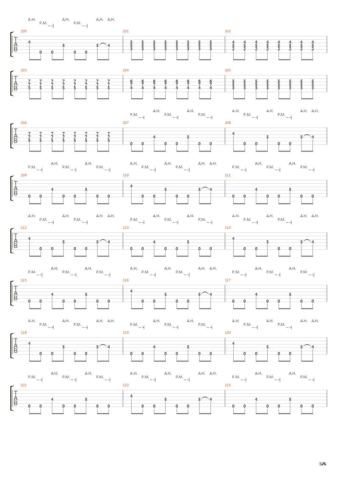 Hyperdrive吉他谱