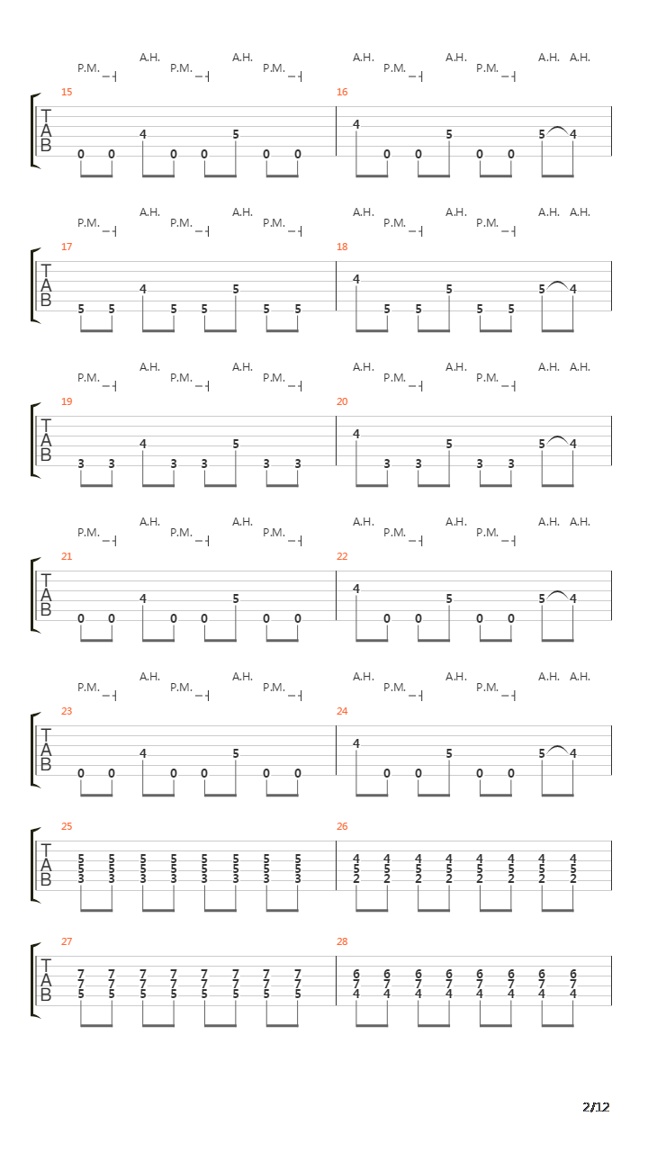 Hyperdrive吉他谱