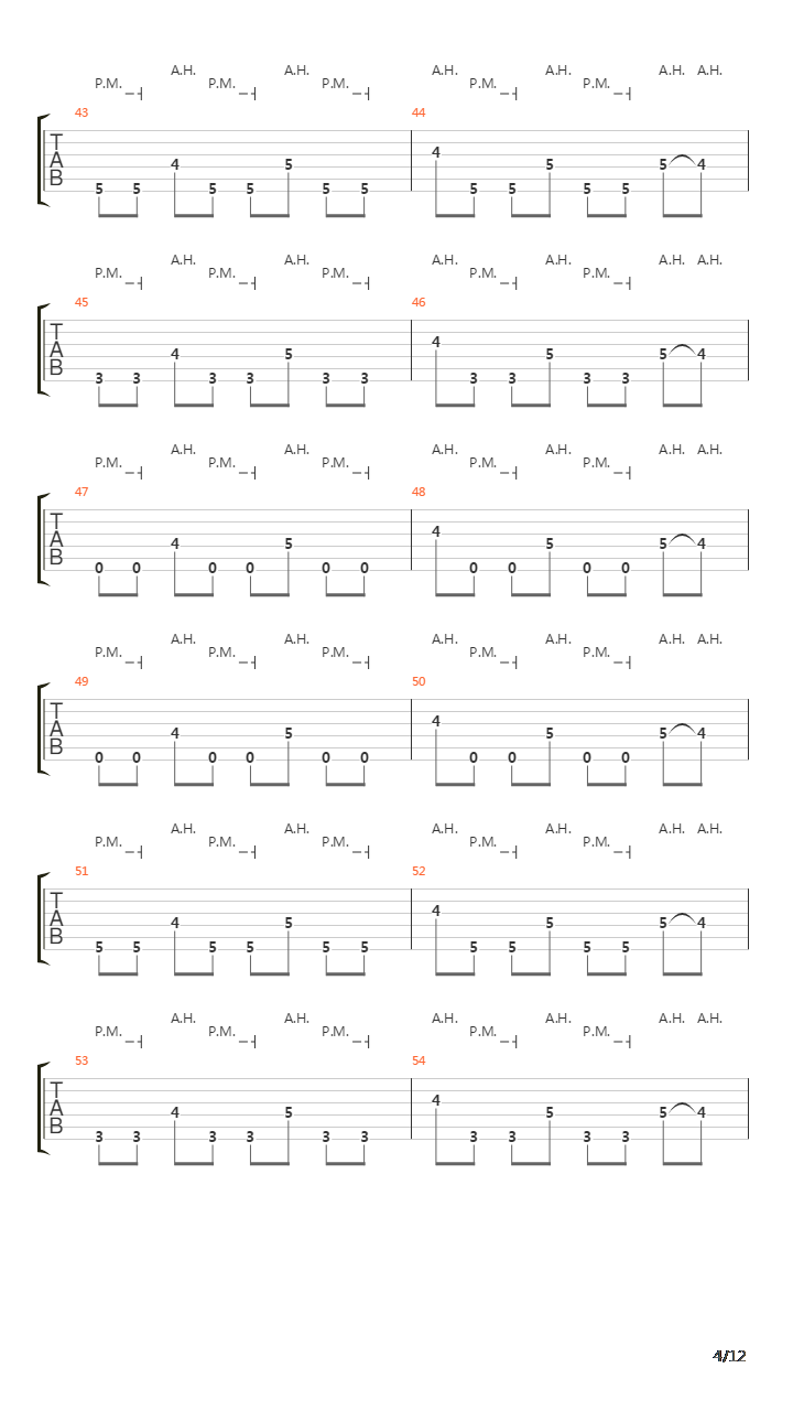 Hyperdrive吉他谱