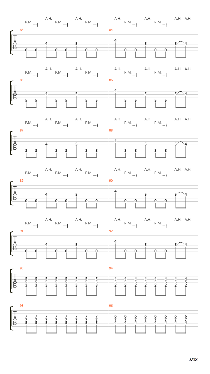 Hyperdrive吉他谱