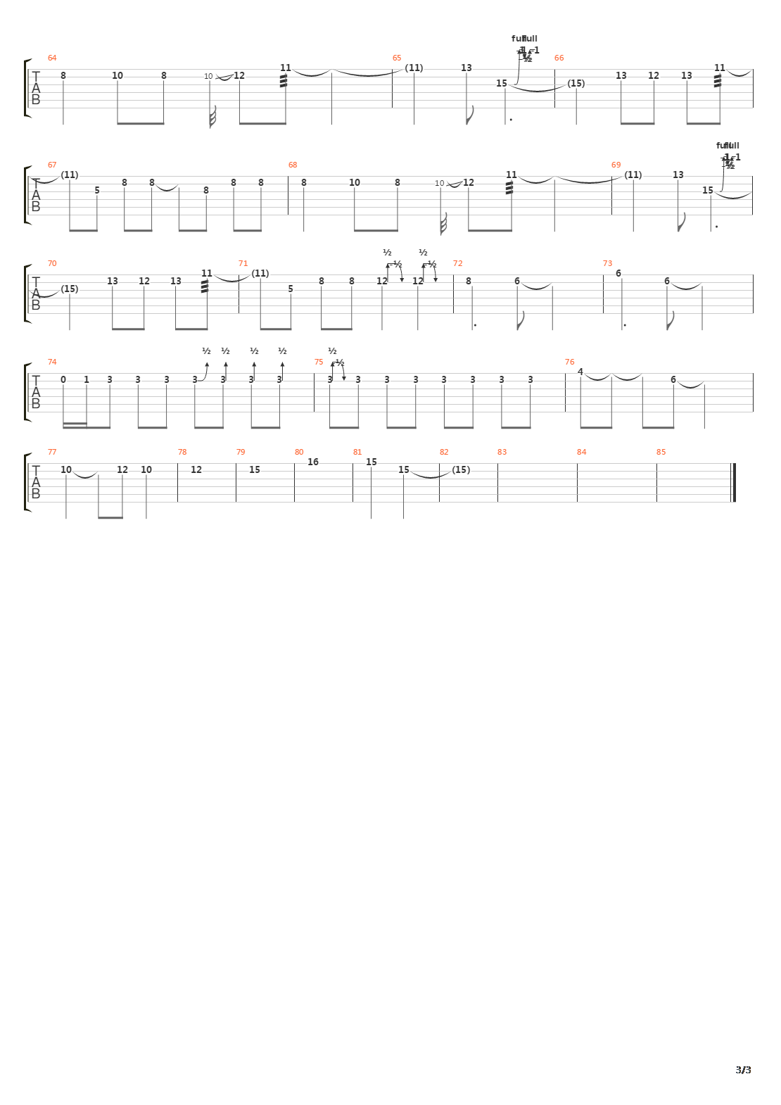 Life吉他谱