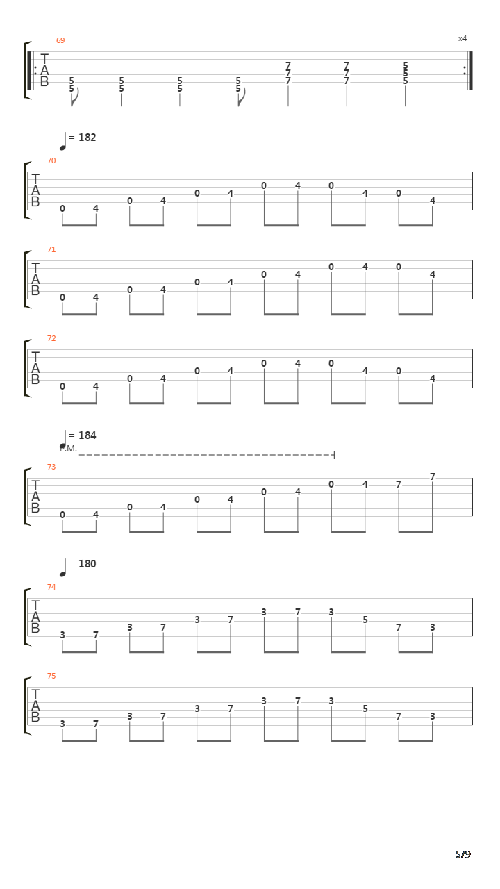 Om吉他谱