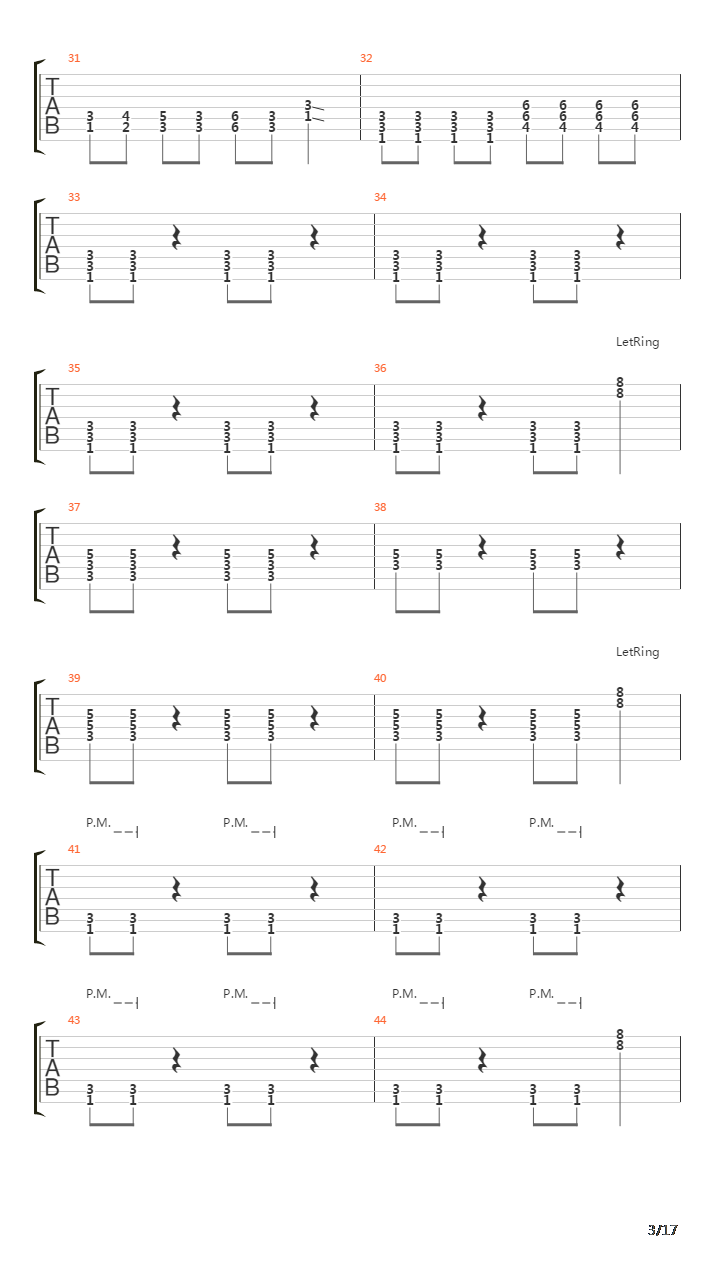 Regulator吉他谱