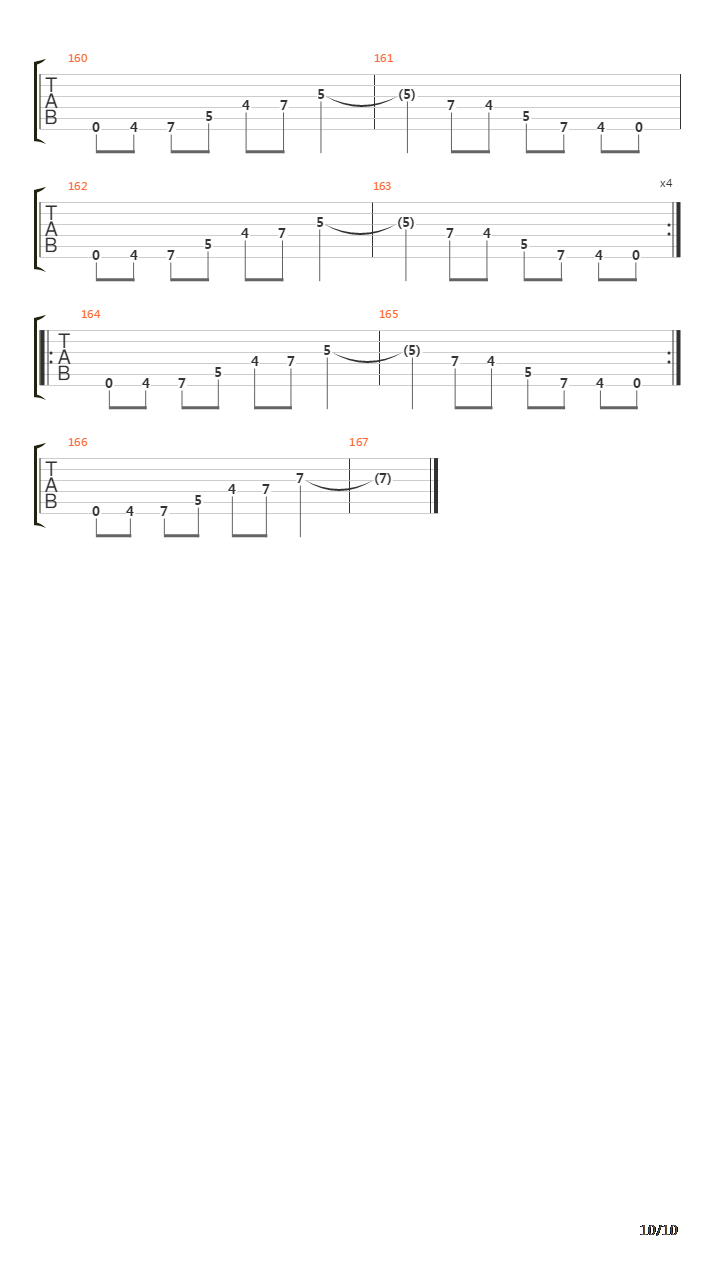 Solar Winds吉他谱
