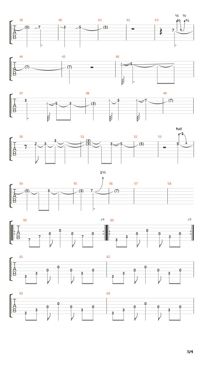 Terminal吉他谱