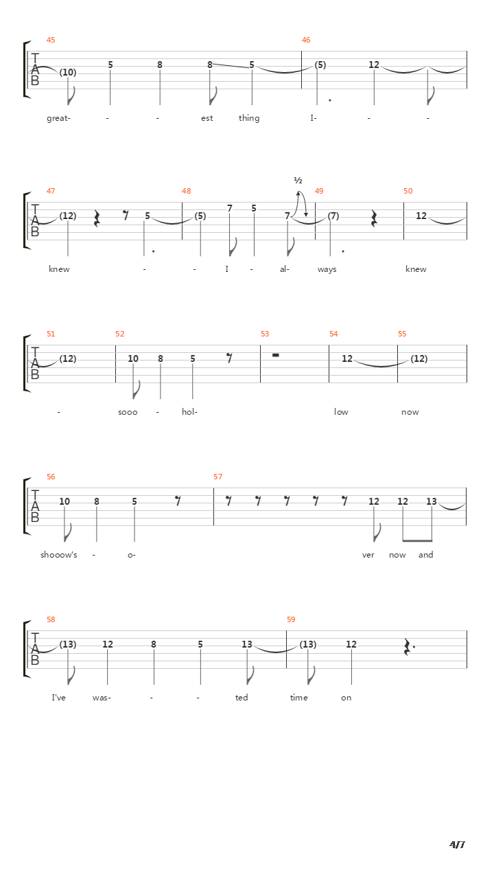 The Way Home吉他谱