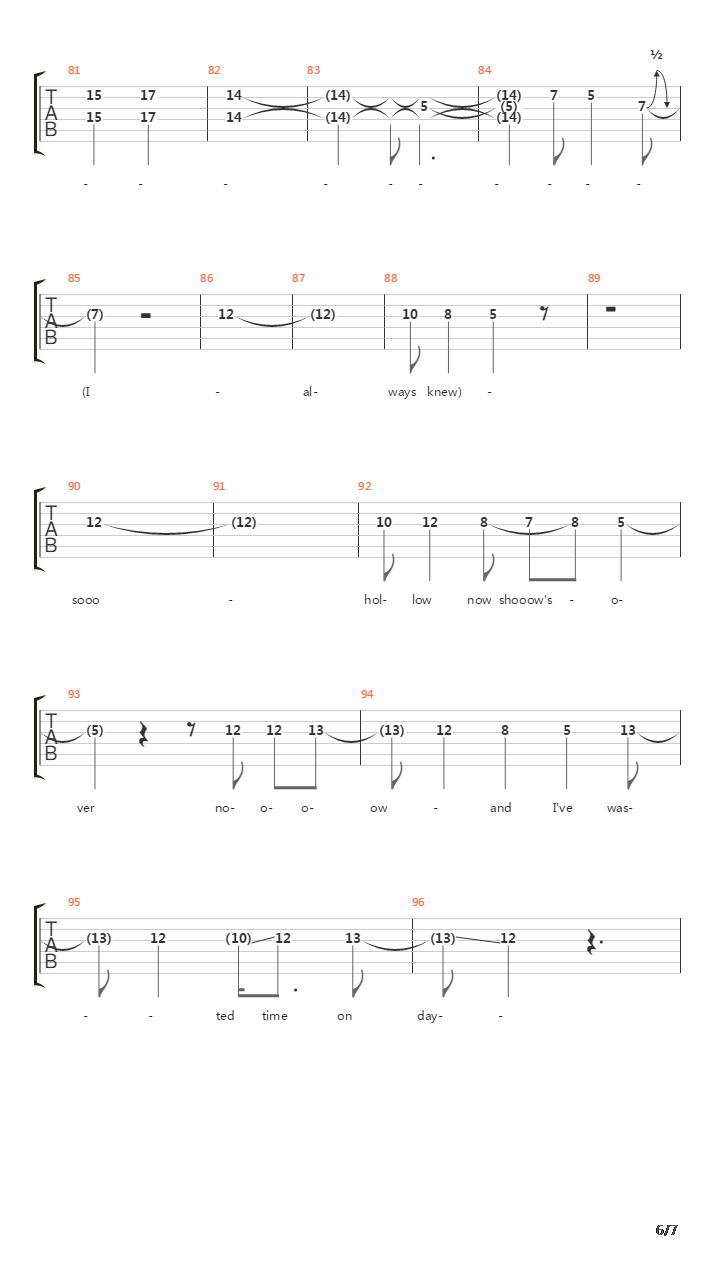 The Way Home吉他谱