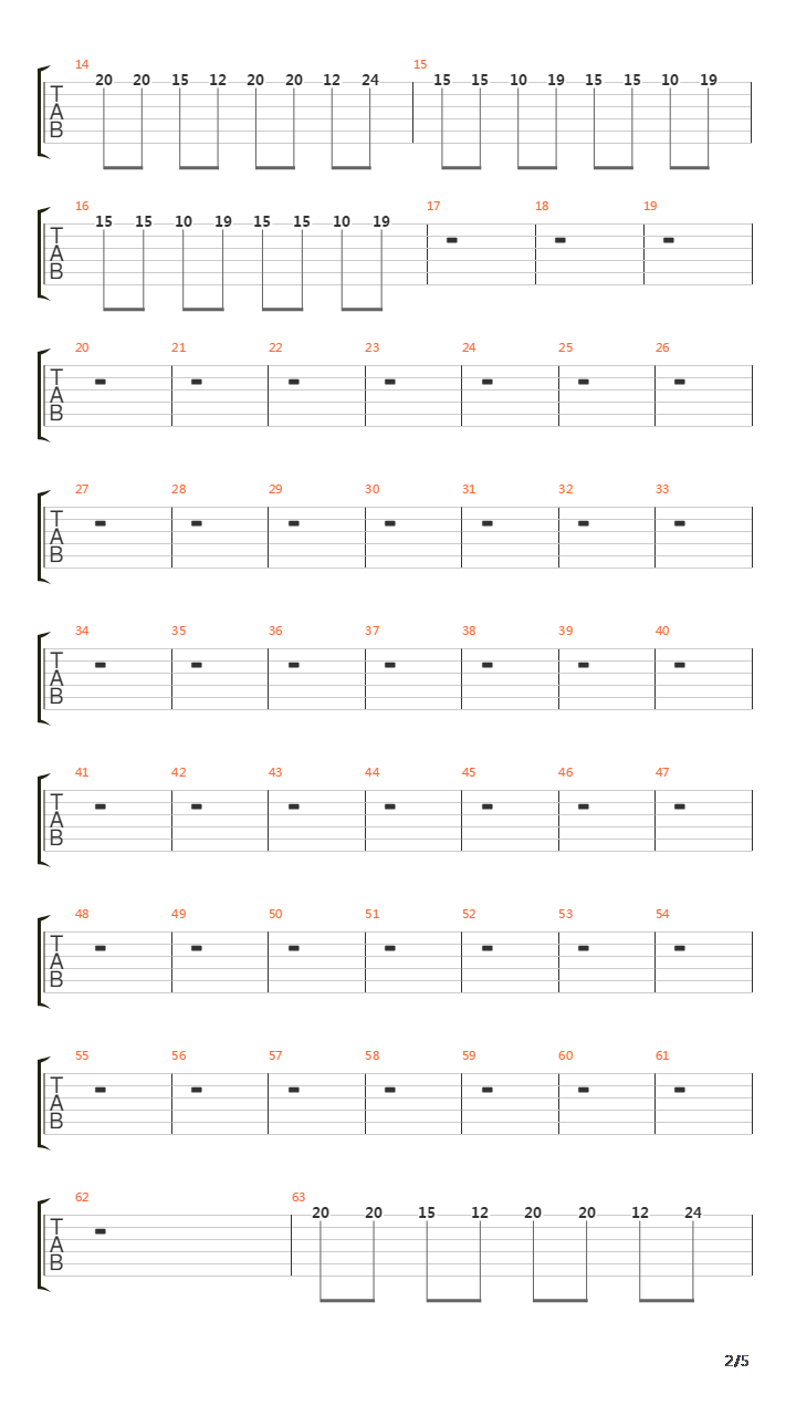 Gates Of Steel吉他谱