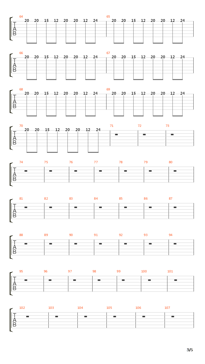 Gates Of Steel吉他谱