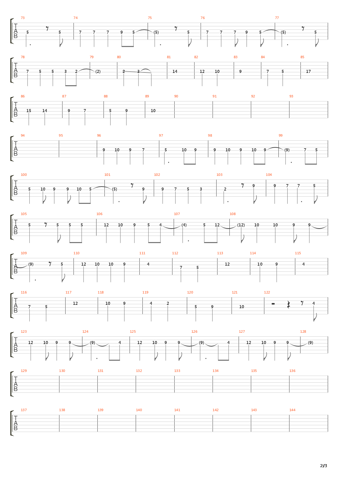 How It Ends吉他谱