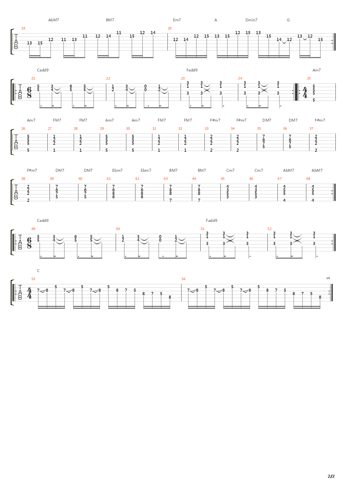 Kromatiklagi吉他谱