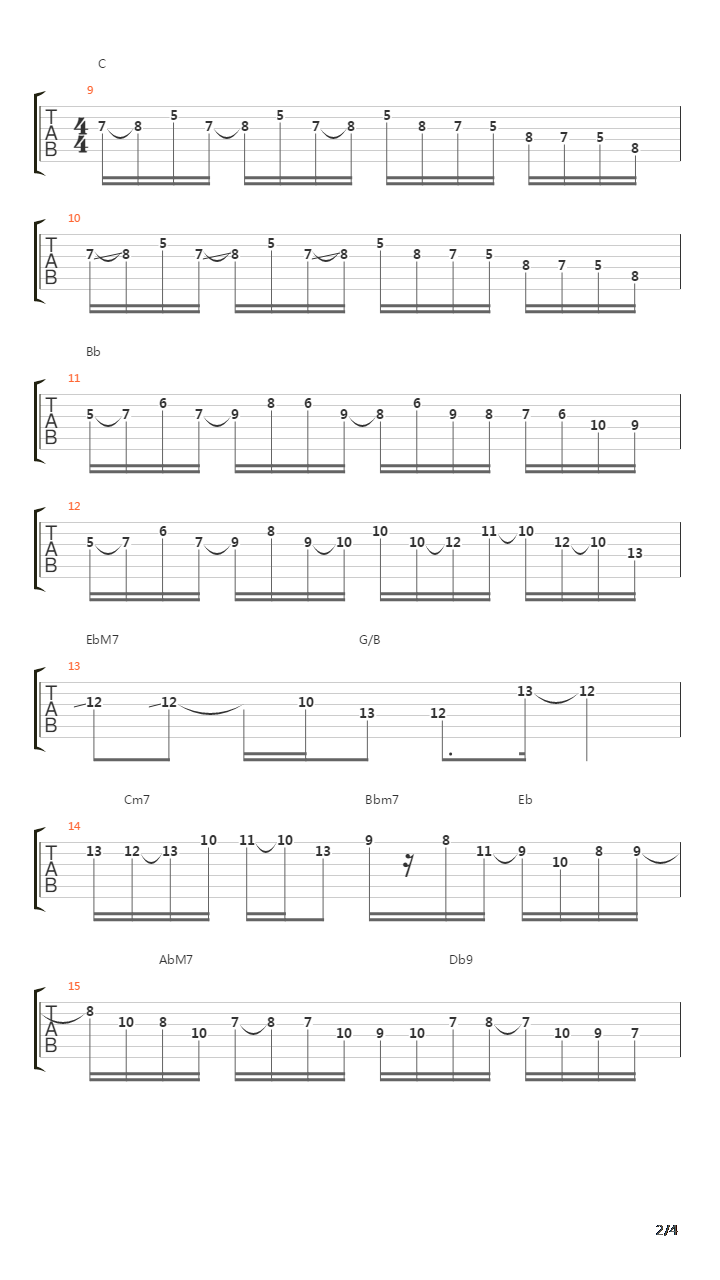 Kromatiklagi吉他谱