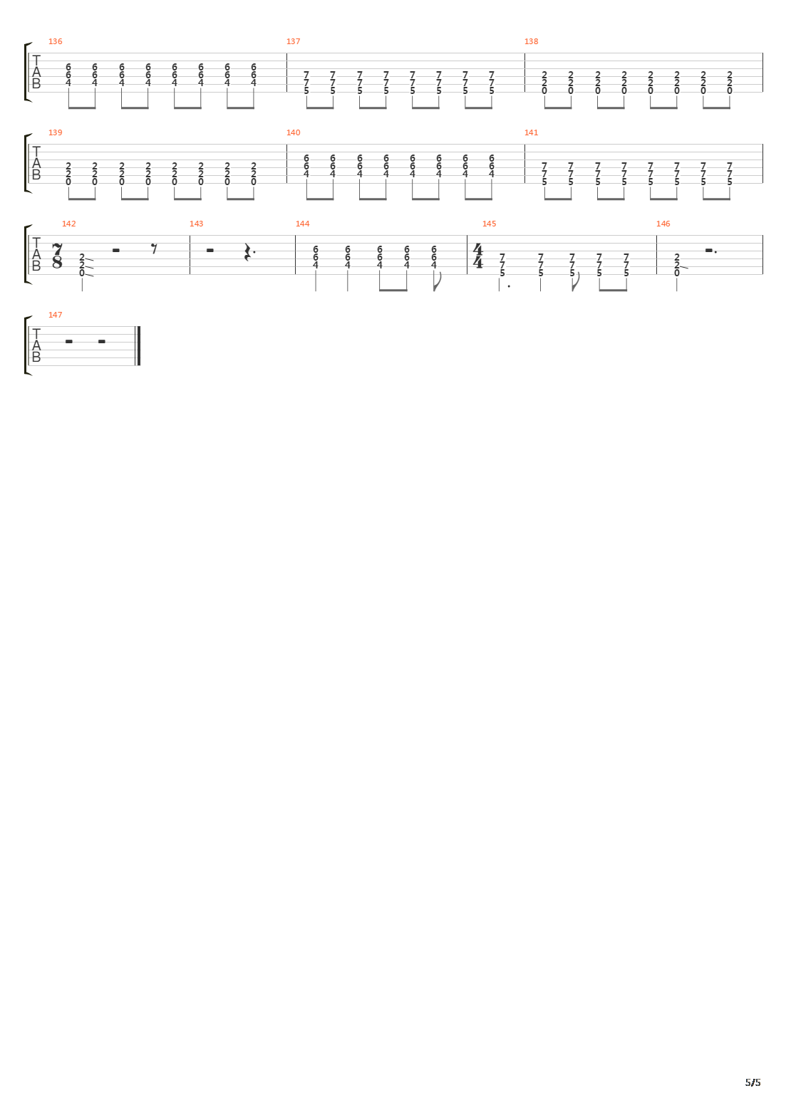 Adrenaline吉他谱
