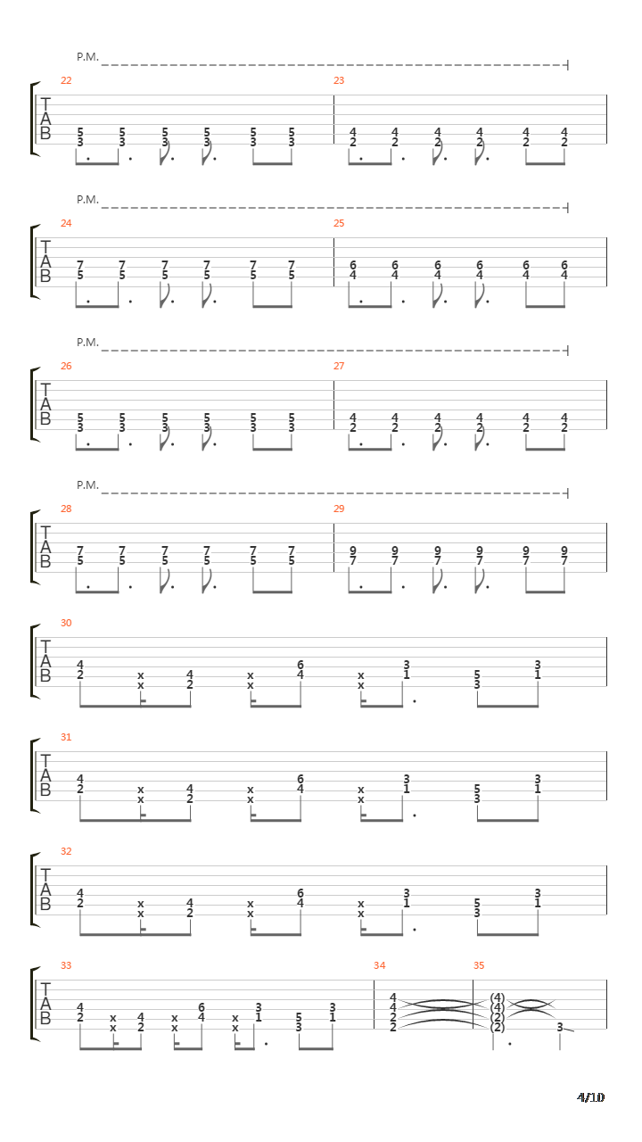 Wedding March For A Bullet吉他谱