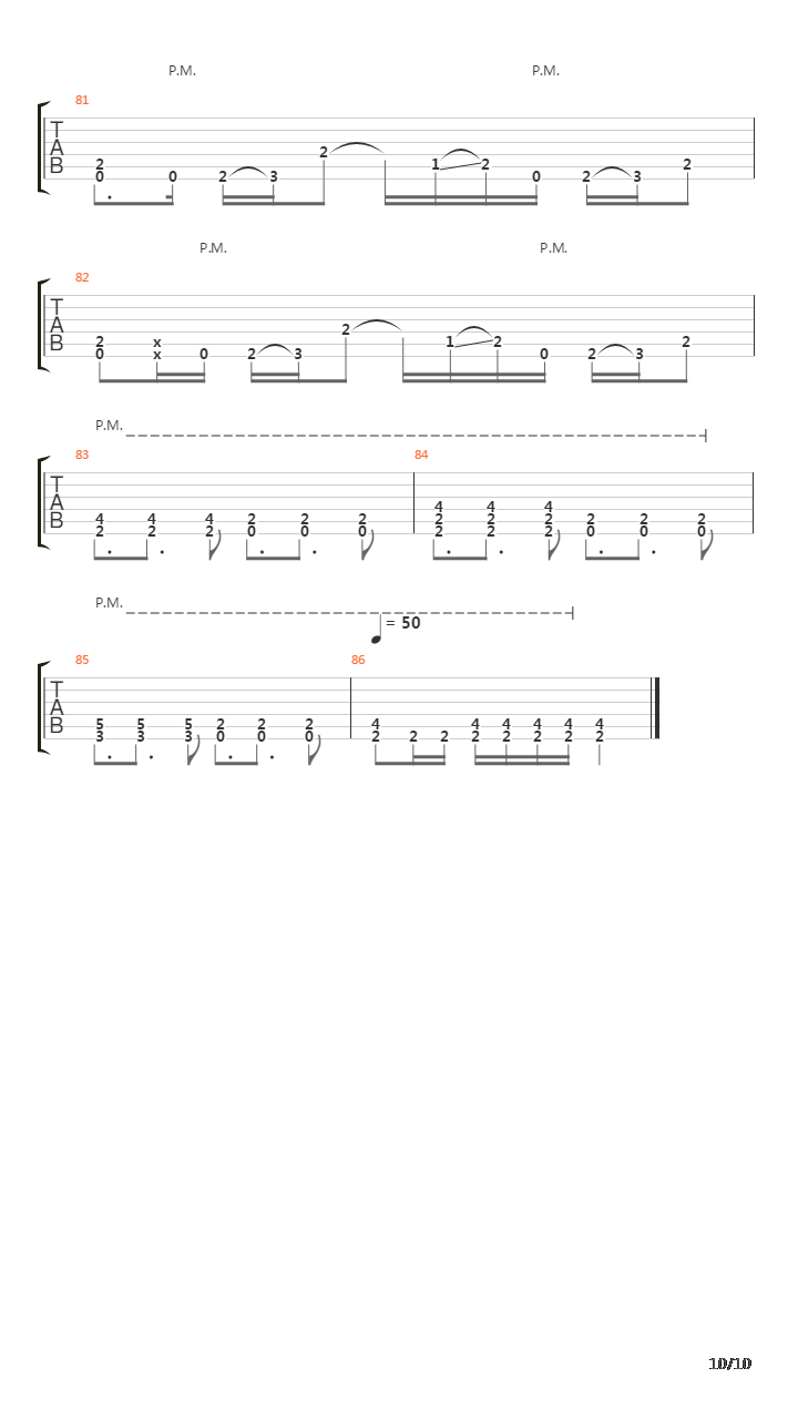 Wedding March For A Bullet吉他谱