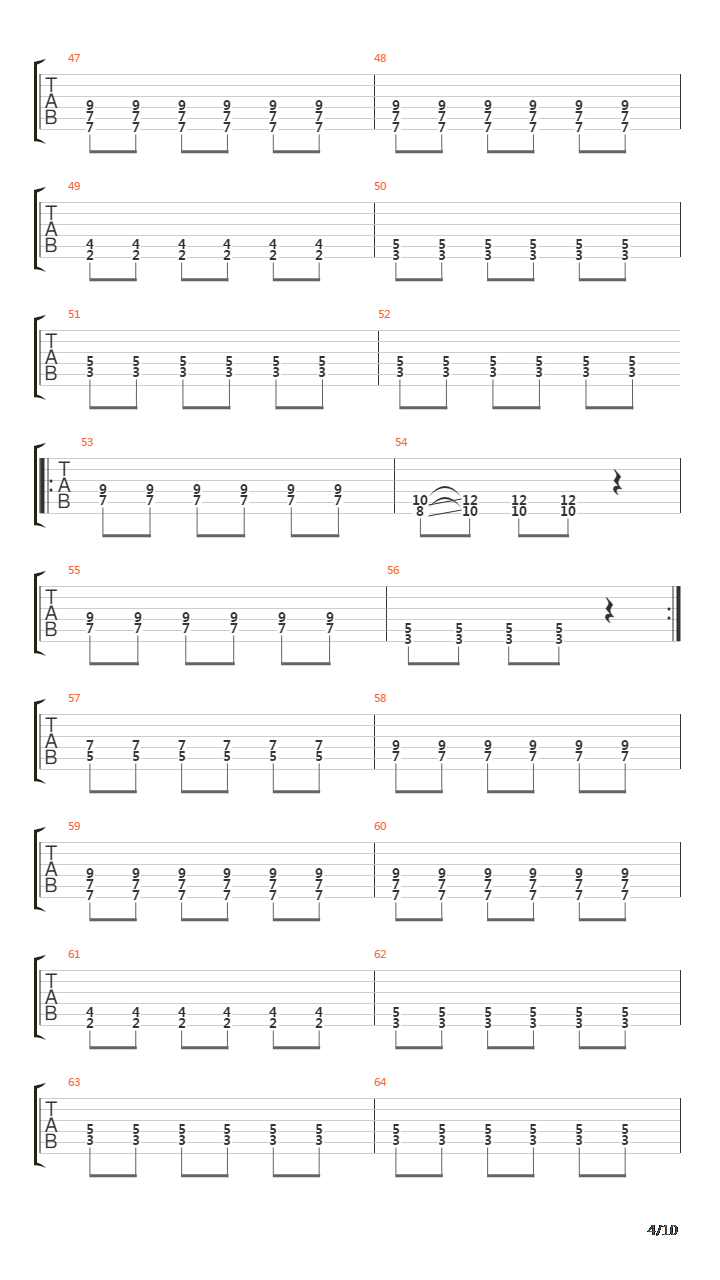 All Onboard The Perdition Hearze吉他谱