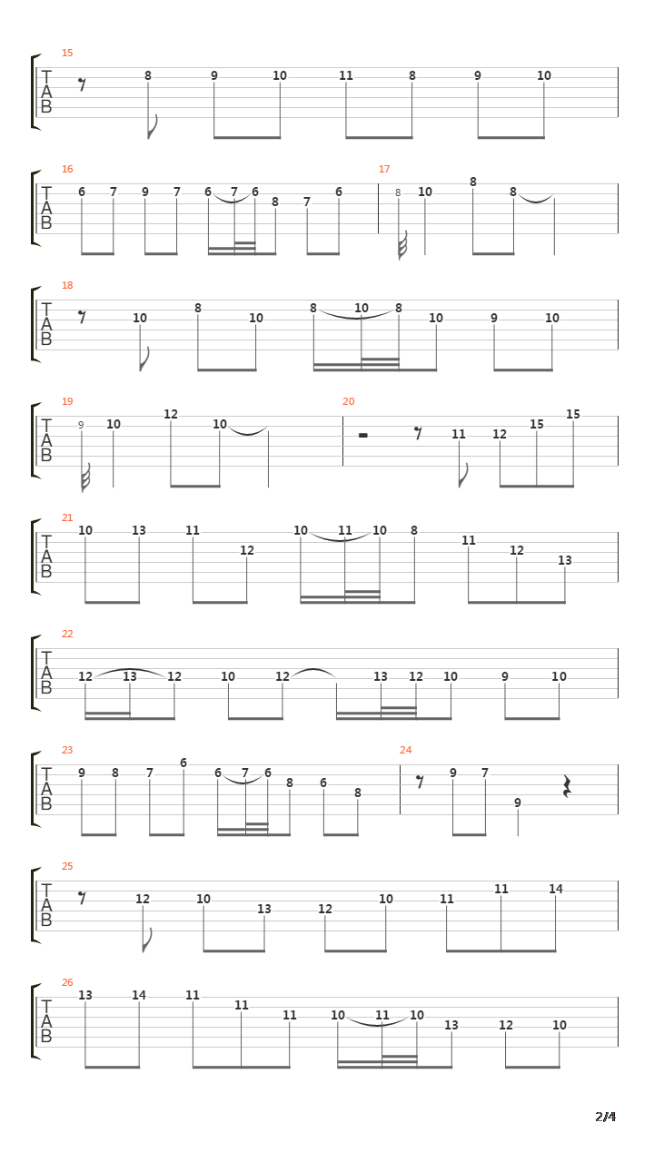 East Of The Sun West Of The Moon吉他谱