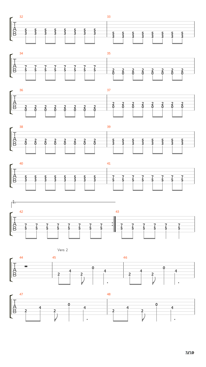 All Die Ganzen Jahre吉他谱