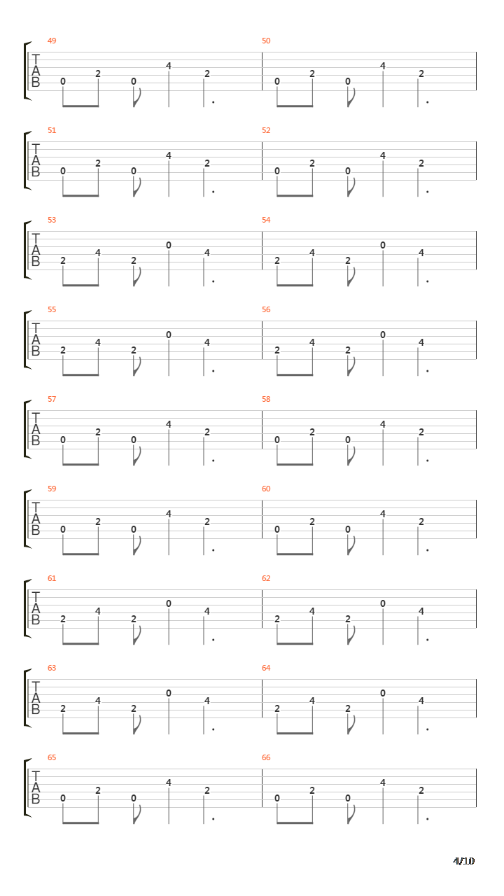 All Die Ganzen Jahre吉他谱