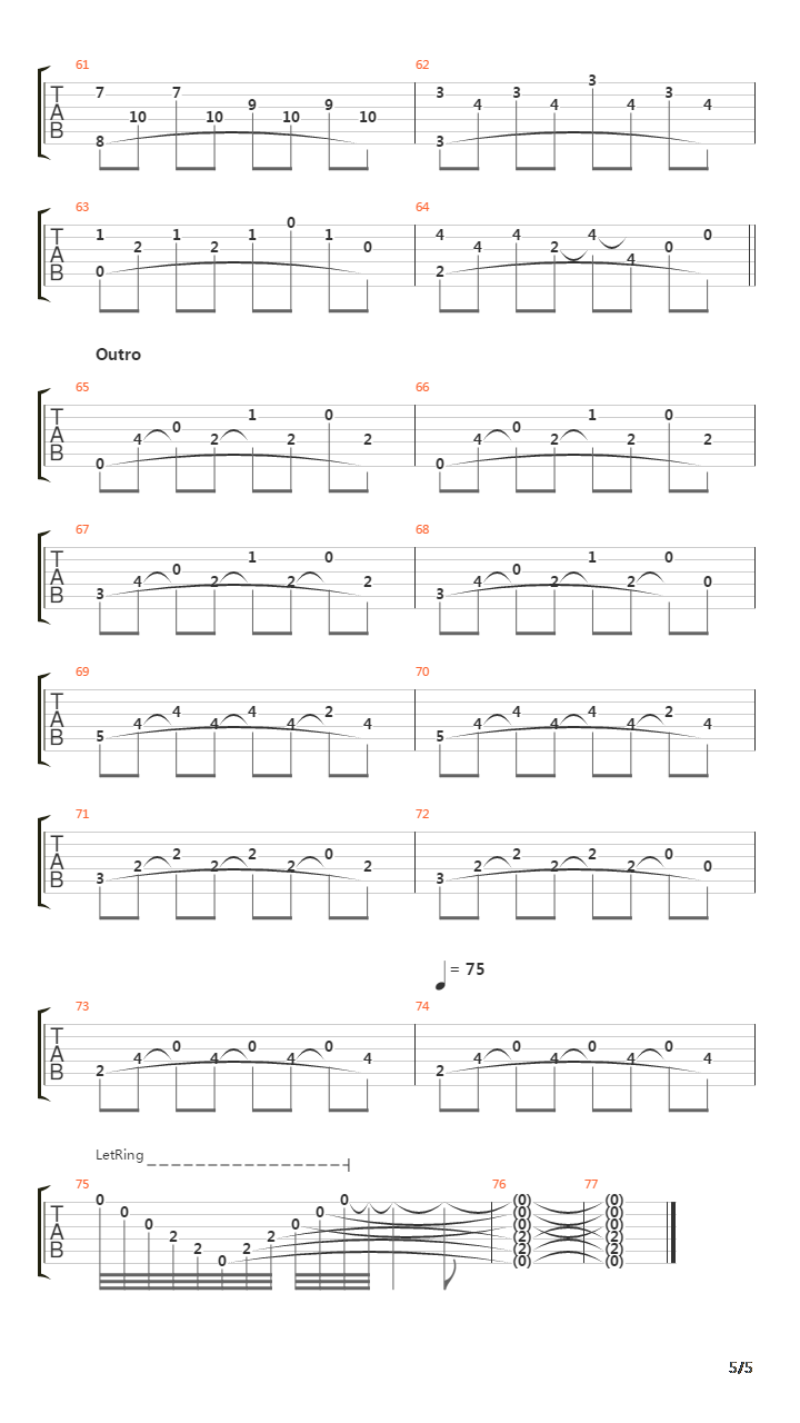 Alles Ist Eins吉他谱