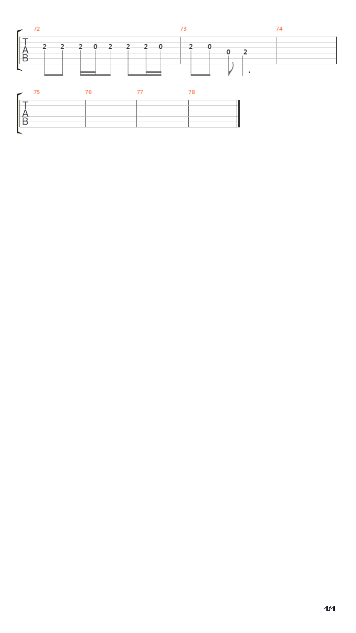 Der Letzte Kuss吉他谱