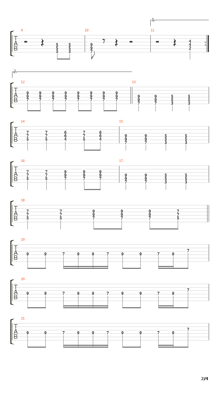 Du Lebst Nur Einmal吉他谱