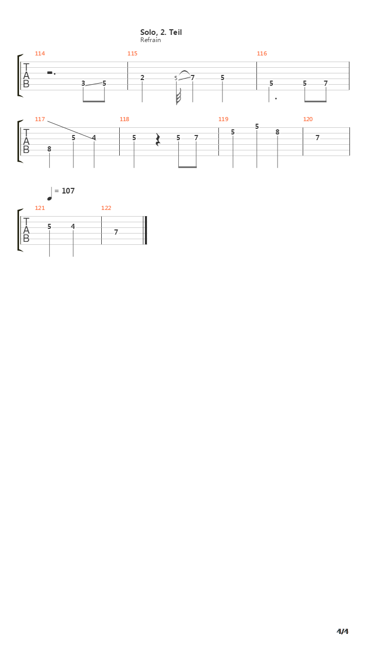 Paradies吉他谱