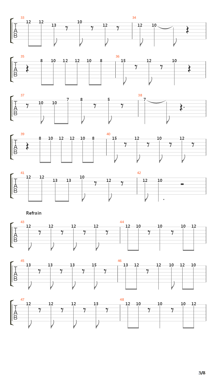 Paradies吉他谱